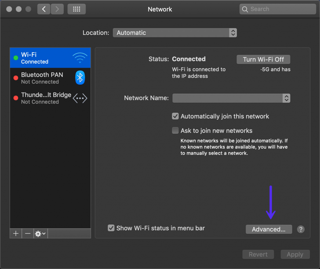 Mac - Wi-Fi Connection Advanced
